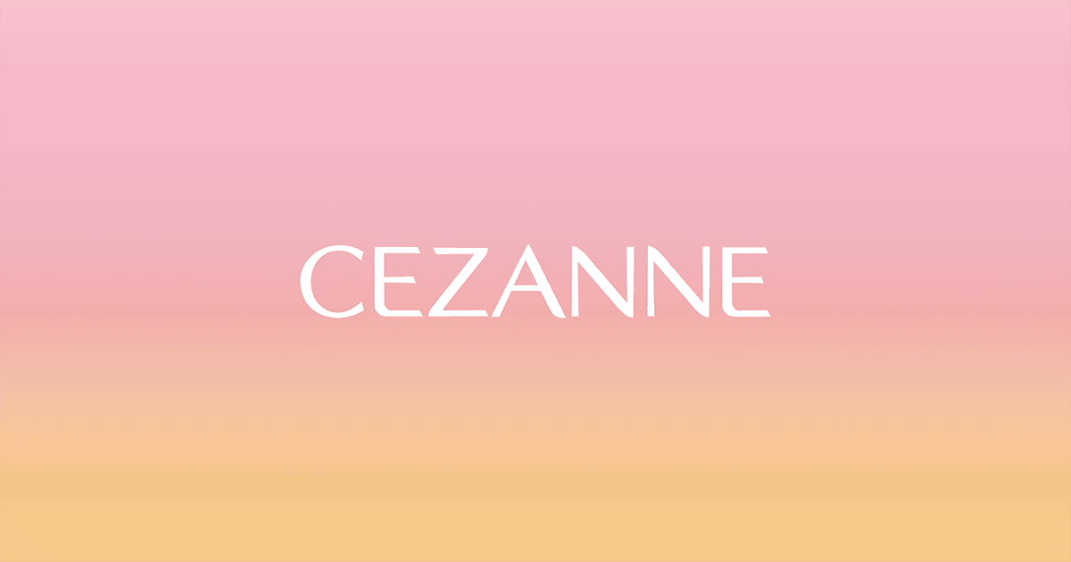 CEZANNE 2026年秋新商品の公式ビジュアル